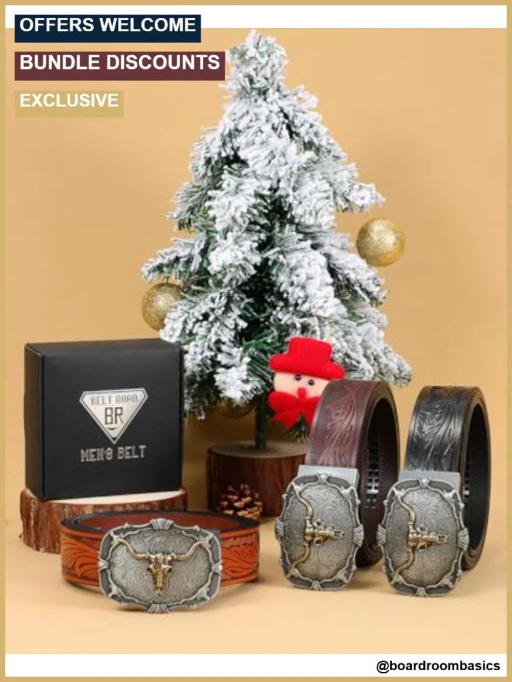 Men's Ratchet Leather Belt with Automatic Buckle, Hole-less Western Cowboy,